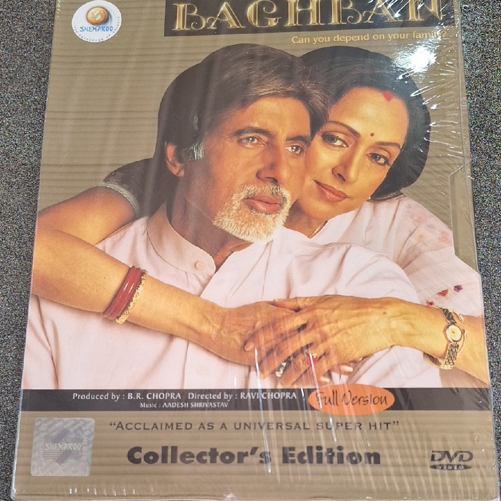 NEW Collector's Edition Baghban DVD Full Version